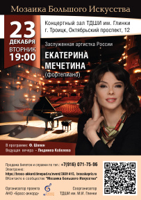 Концерт Екатерины Мечетиной